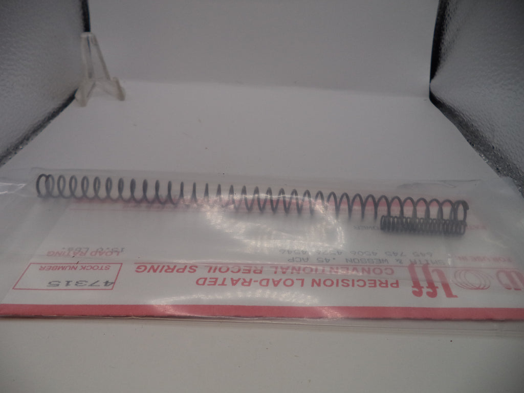 Wolff Recoil Spring for S&W Pistols - 15 LB | 645/745/4506/4526/4546 .45 ACP | Part 47315
