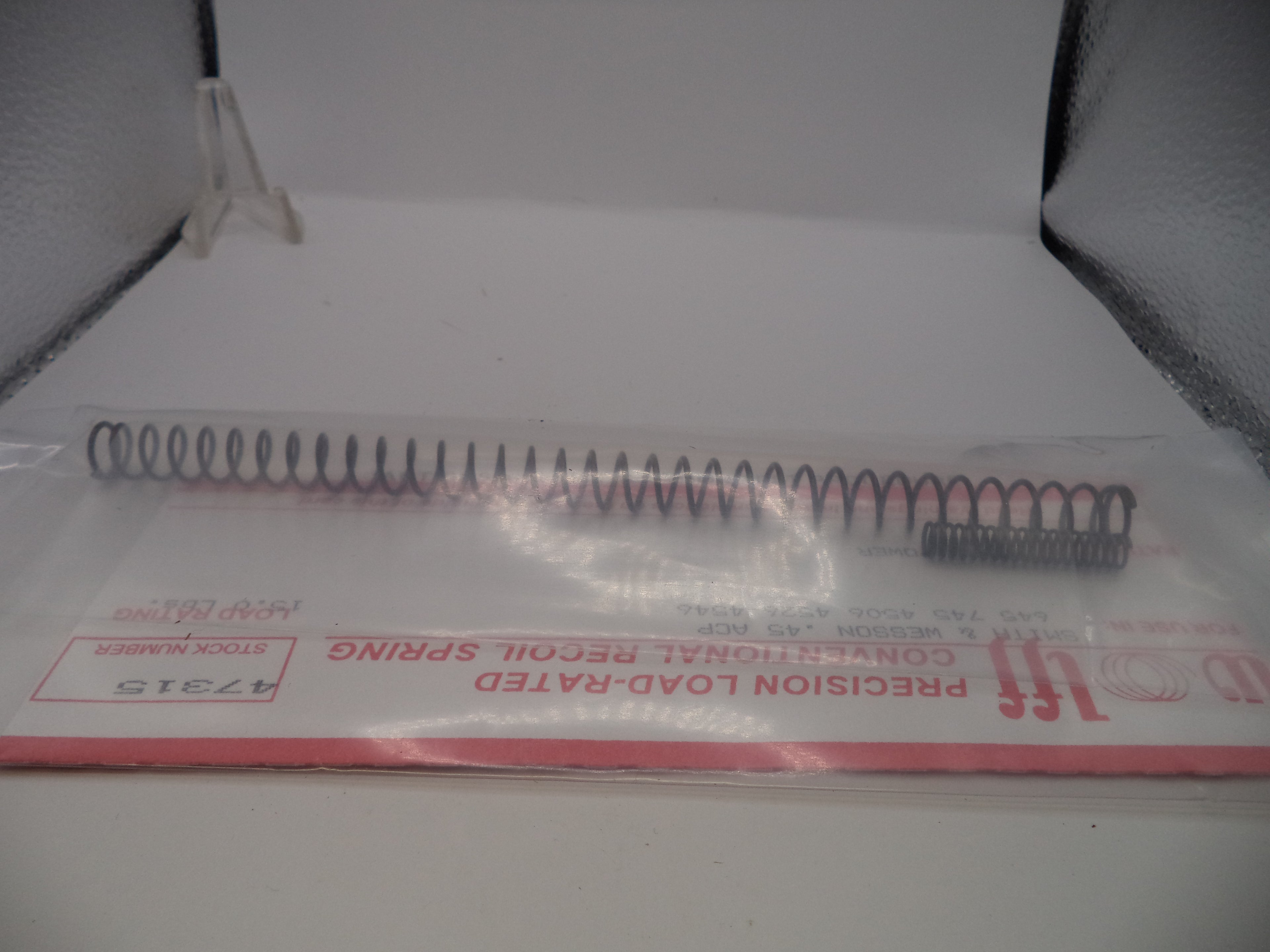 Wolff Recoil Spring for S&W Pistols - 15 LB | 645/745/4506/4526/4546 .45 ACP | Part 47315