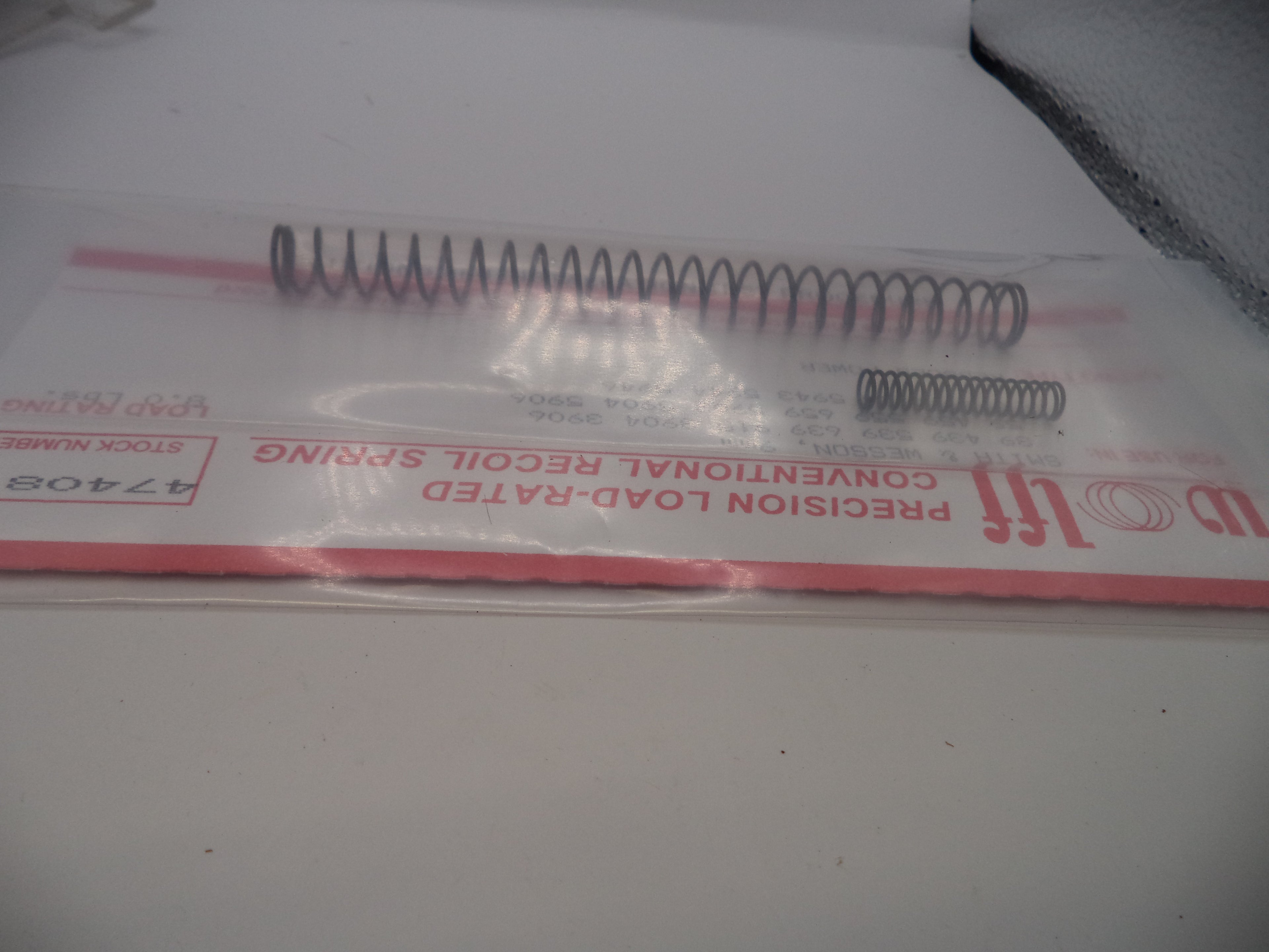 Wolff Reduced Power Recoil Spring 8LB for S&W 3904/5904 Series 9mm 47408
