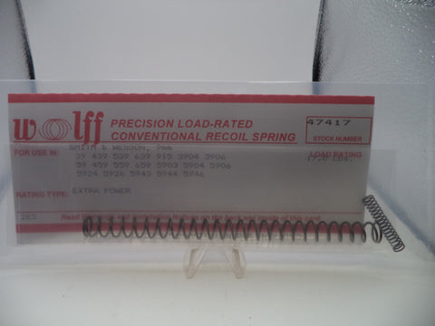 47417 Wolff S&W Models 3904/5904 9MM, XP RECOIL SPRING 17LB