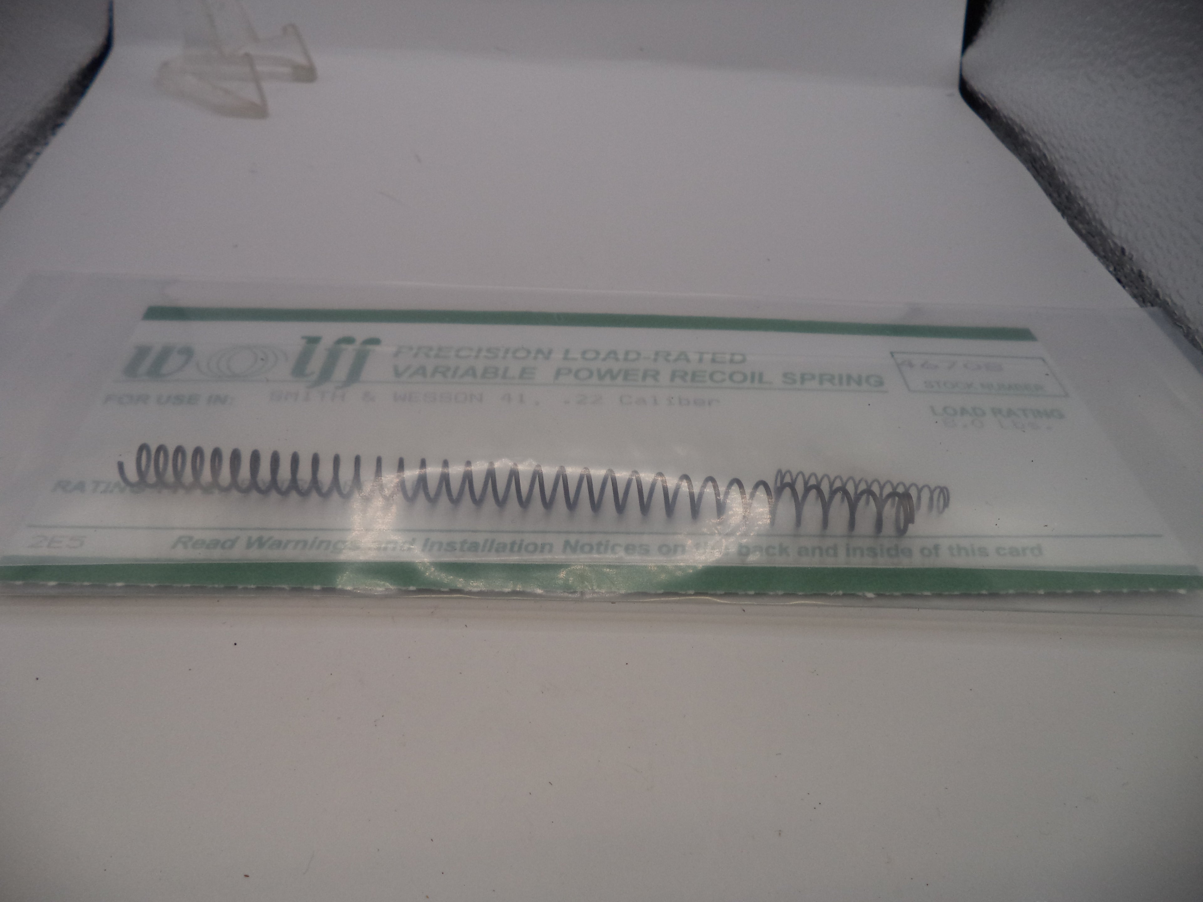 Wolff Reduced Power Variable Recoil Spring for S&W Model 41 8LB - 46708