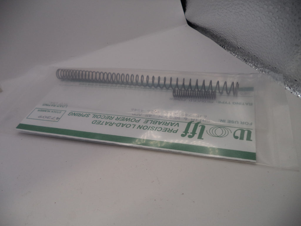 Wolff Reduced Power Variable Recoil Spring 9LB for S&W 645/745/4506/4526/4546 .45 ACP 47309