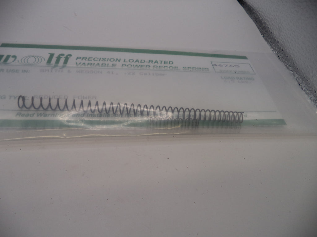 Wolff Reduced Power Variable Recoil Spring for S&W Model 41 6.5LB - 46765
