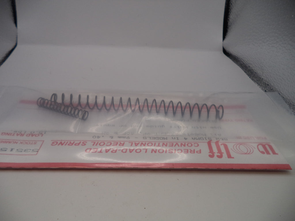 Wolff Reduced Power Recoil Spring 15LB for S&W Sigma 4" 9mm/.40 S&W 53515