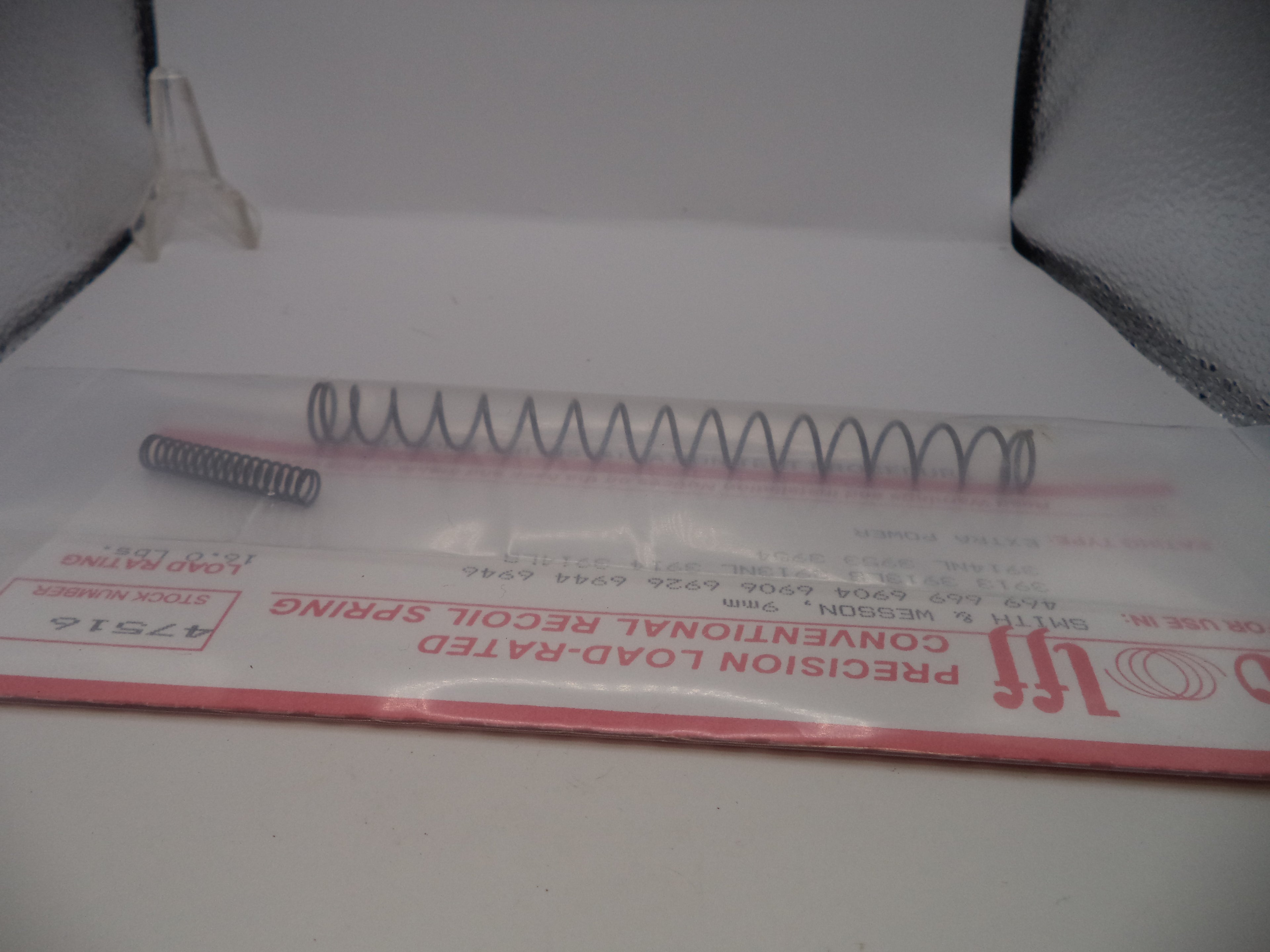 Wolff Extra Power Recoil Spring 16LB for S&W 469/669/908/3913/3914/6904/6906 Compact 9mm 47516