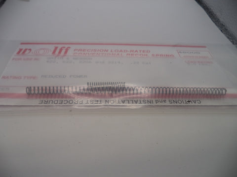 48005 Wolff S&W 422/2206 .22 RP RECOIL SPRING 5LB
