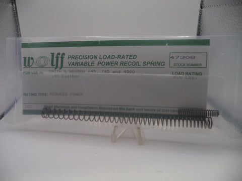 47308 Wolff for S&W 645/4506 .45, RP VAR RECOIL SPRING 8LB