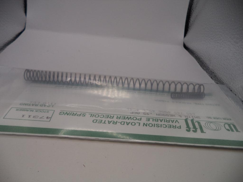 Wolff Reduced Power Variable Recoil Spring 11LB for S&W 645/745/4506/4526/4546 .45 ACP 47311