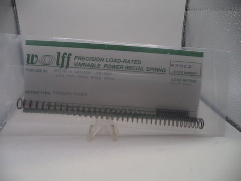 47312 Wolff for S&W 645/4506 .45, RP VAR RECOIL SPRING 12LB