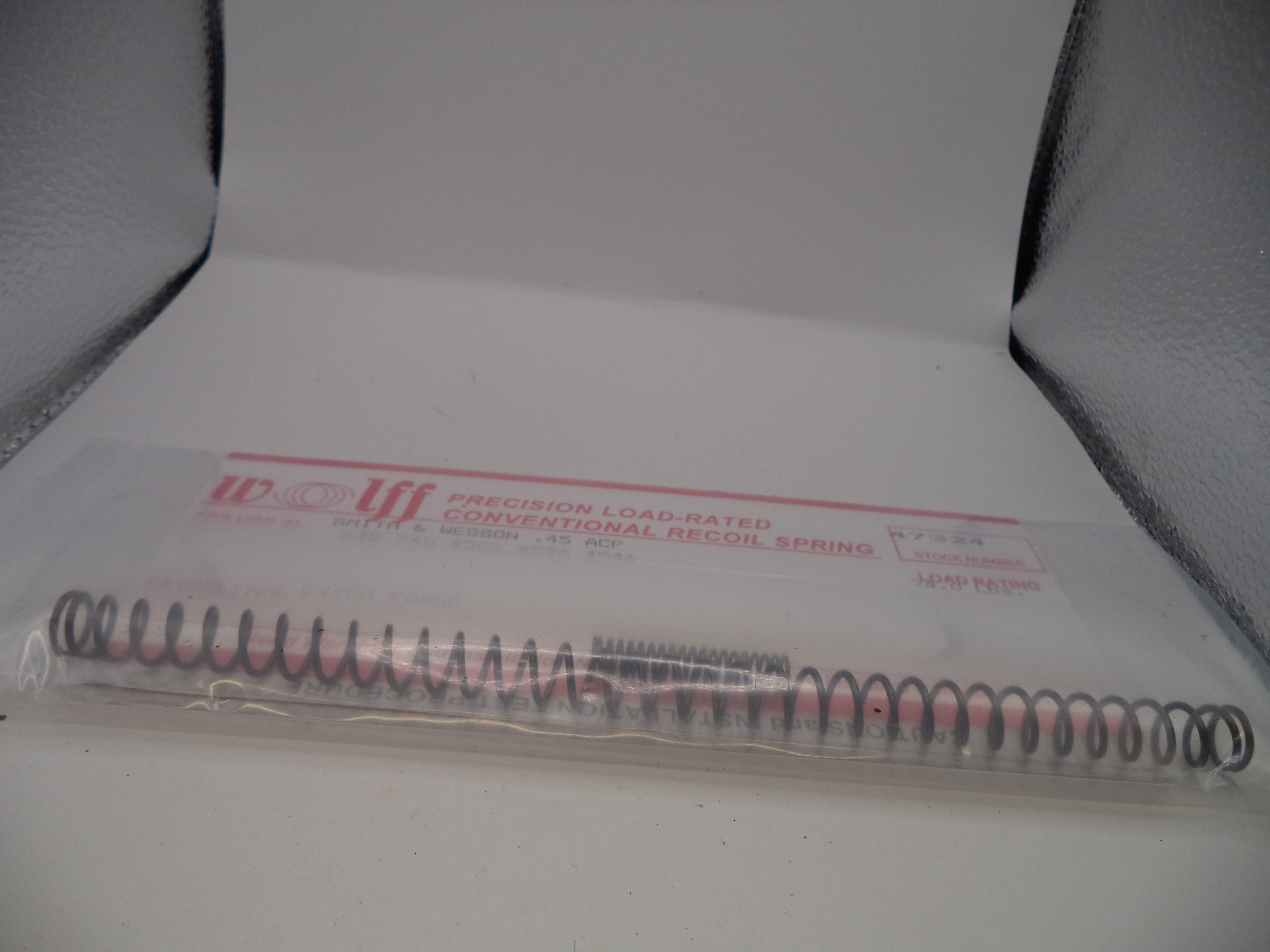 Wolff Extra Power Variable Recoil Spring for S&W 645/4506 .45 ACP - 24 LB | Part 47324