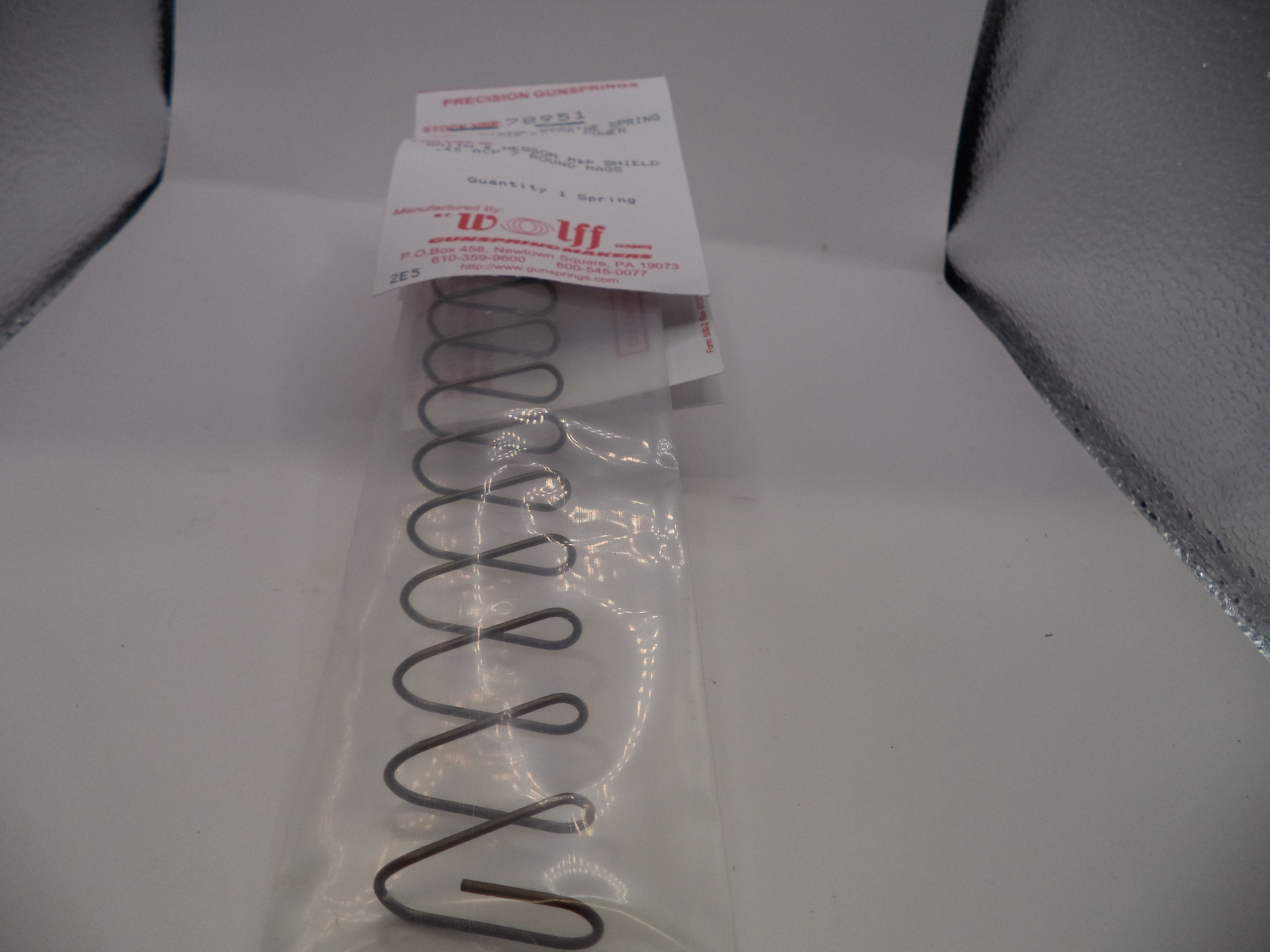 Wolff +5% Extra Power Magazine Spring for Smith & Wesson M&P Shield .45 ACP 7-Round