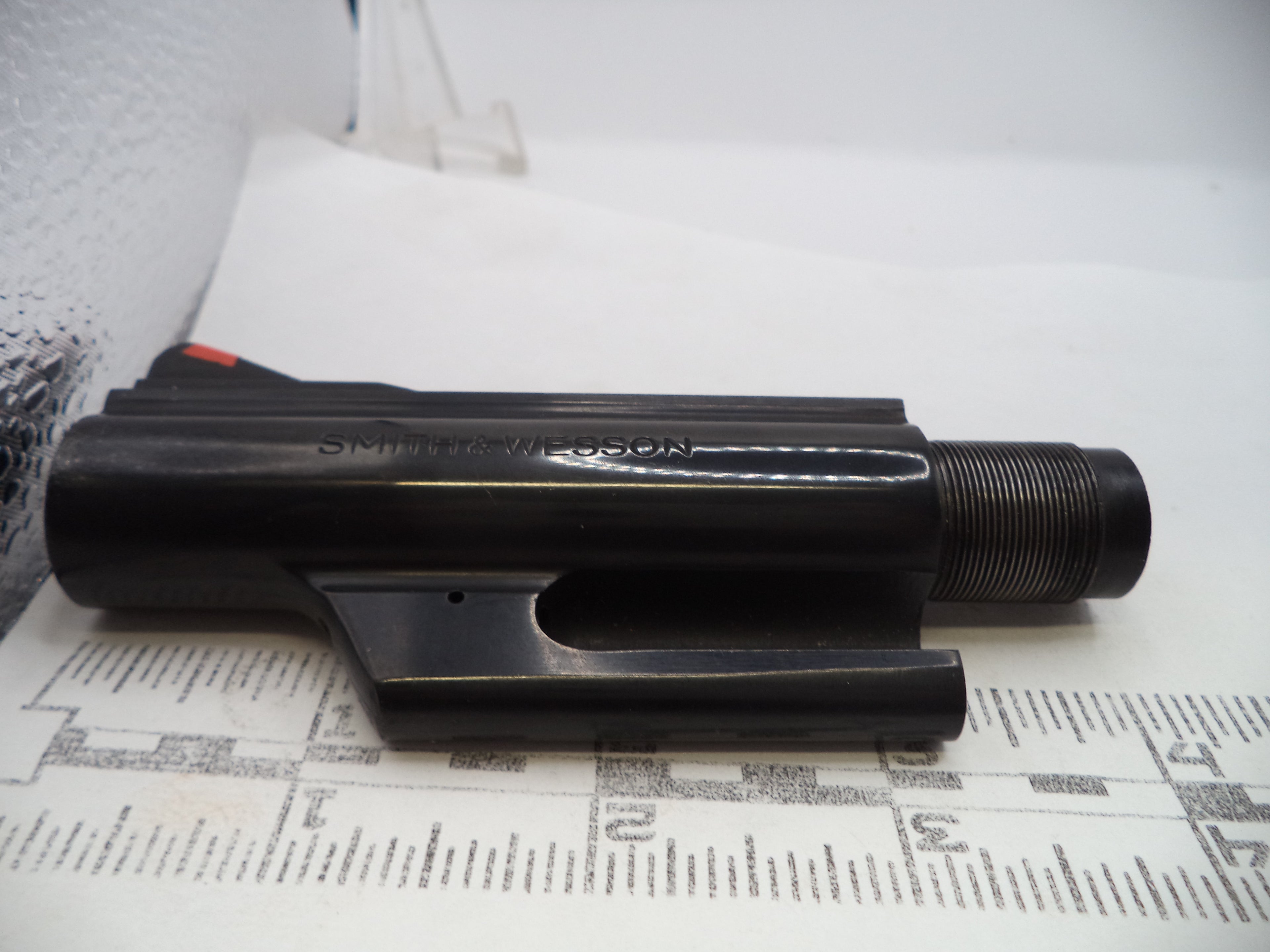 2921 S&W N Model 29 4" Pinned Barrel Blue Red Ramp Sight .44 Magnum Used