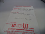 76771 Wolff for S&W 4013/4053 +10% XP MAGAZINE SPRING