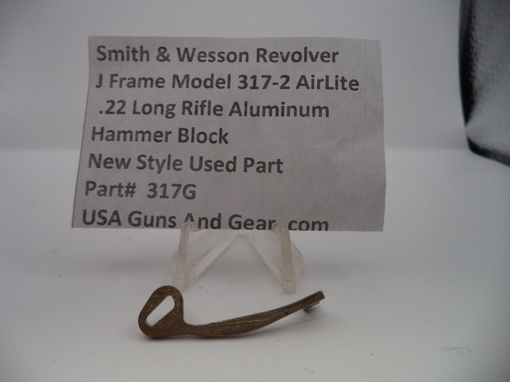 S&W J Frame Model 317-2 AirLite Hammer Block .22 LR – Part# 317G