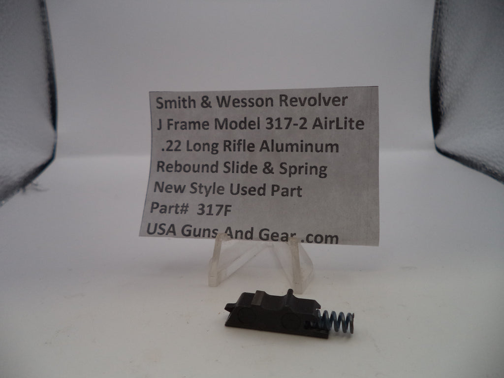 S&W J Frame Model 317-2 AirLite Rebound Slide & Spring .22 LR – Part# 317F
