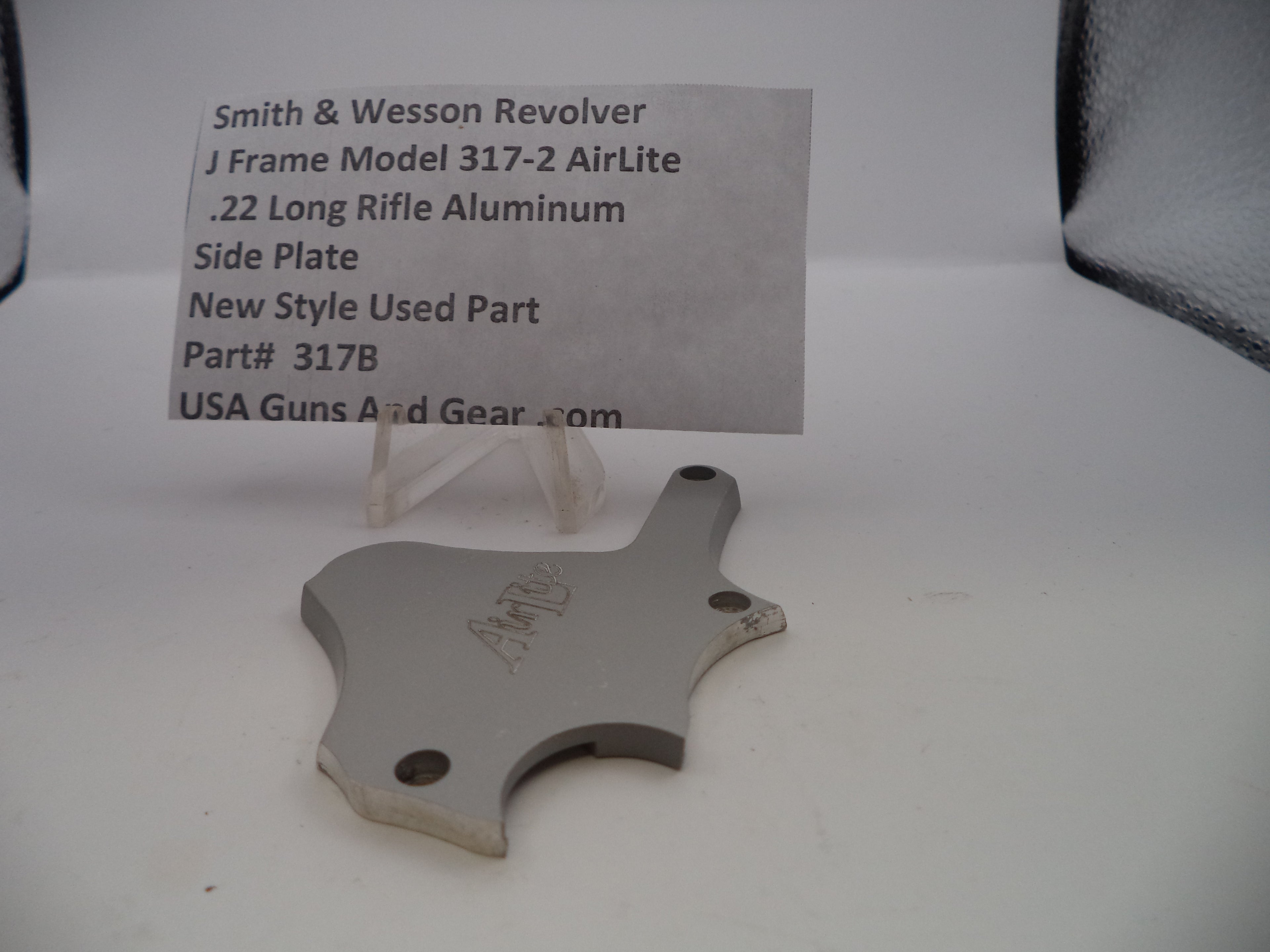 S&W J Frame Model 317-2 AirLite Side Plate .22 LR – Part# 317B