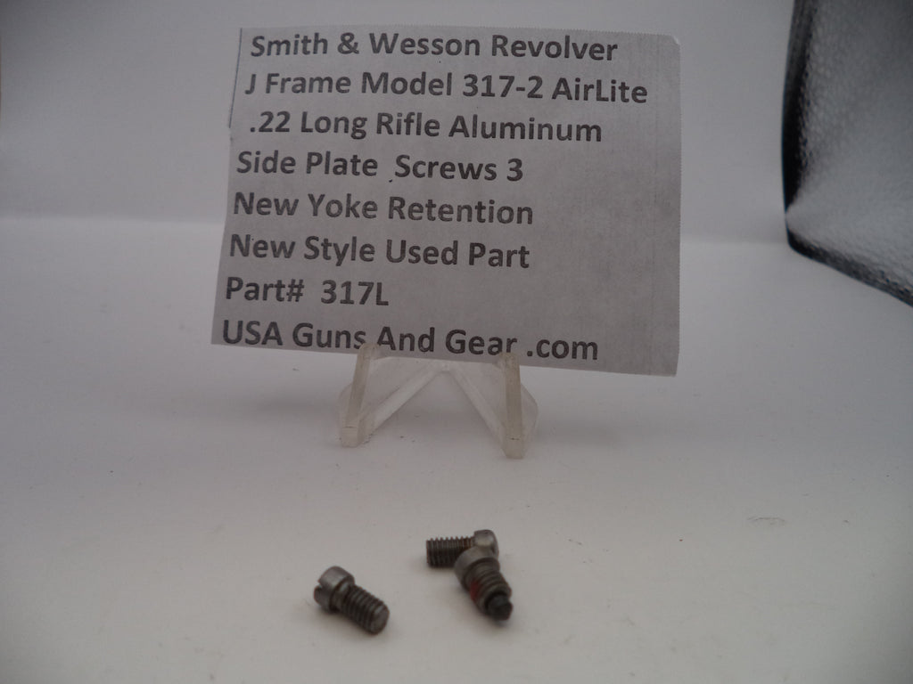 S&W J Frame Model 317-2 AirLite Side Plate Screws .22 LR – Part# 317L