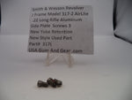 317L  S&W J Frame Model 317-2 AirLite Side Plate Screws .22 Long Rifle
