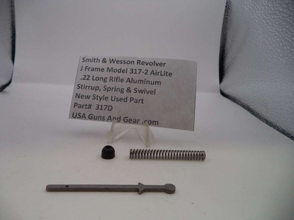 Smith & Wesson J Frame Model 317-2 AirLite Stirrup Spring & Swivel .22 Long Rifle Aluminum New Style Used - Part# 317D