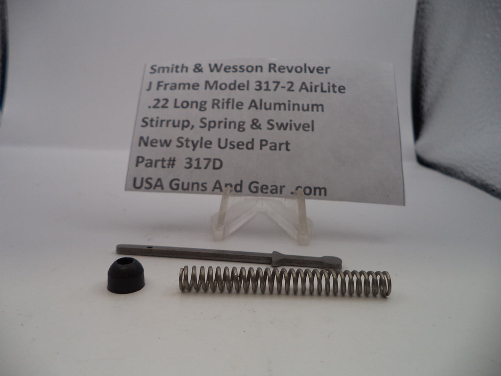 Smith & Wesson J Frame Model 317-2 AirLite Stirrup Spring & Swivel .22 Long Rifle Aluminum New Style Used - Part# 317D