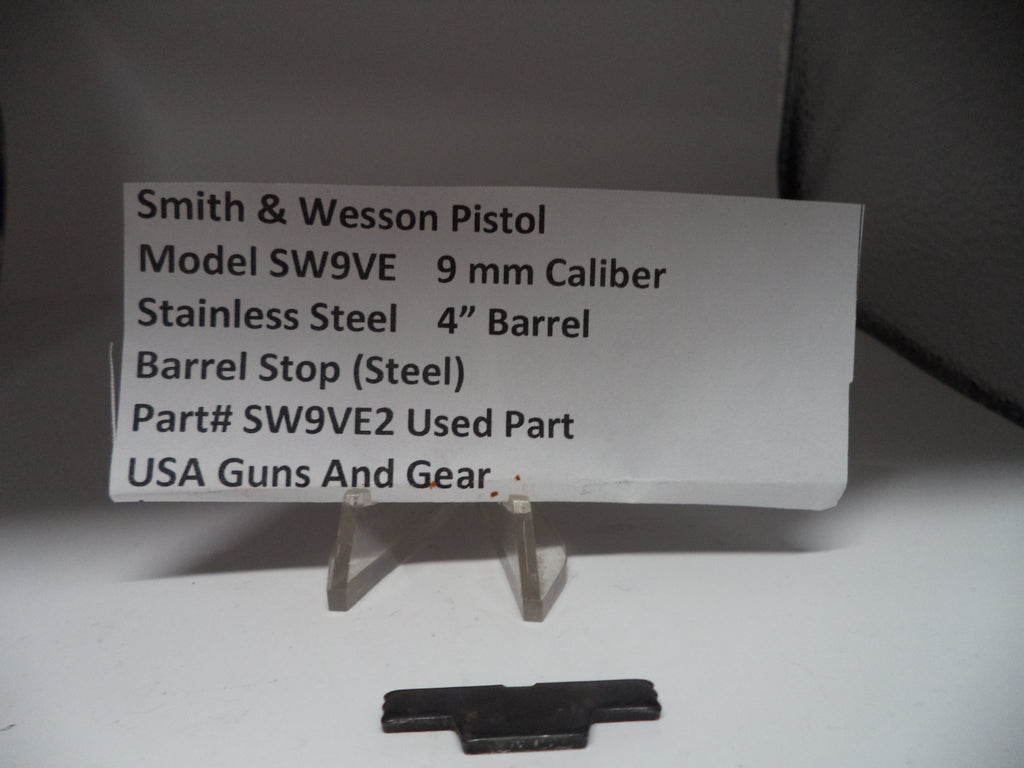 SW9VE2 Smith & Wesson Pistol Model SW9VE Barrel Stop (4" Barrel) 9mm