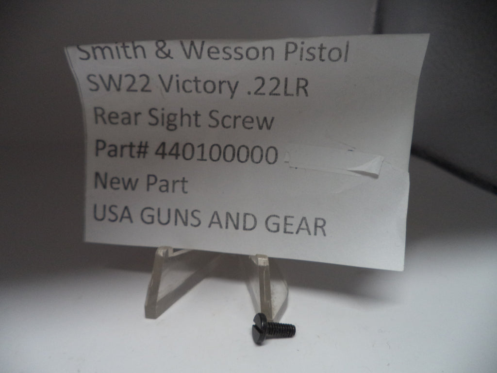 Smith & Wesson SW22 Victory Rear Sight Elevation Screw - Factory OEM 440100000