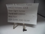 440100000 S&W SW22 Victory Rear Sight Elevation Screw .22 LR