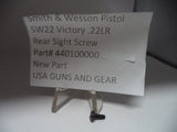 440100000 S&W SW22 Victory Rear Sight Elevation Screw .22 LR