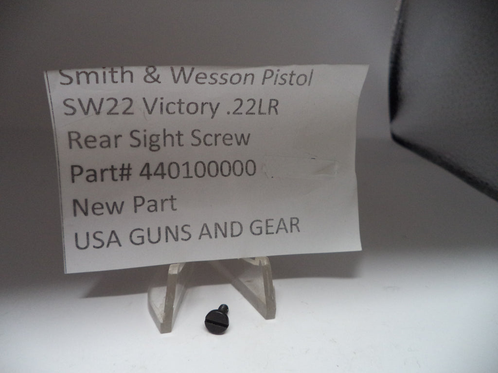 Smith & Wesson SW22 Victory Rear Sight Elevation Screw - Factory OEM 440100000
