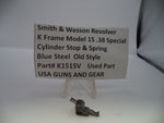 K1515V Smith & Wesson K Frame Model 15 Cylinder Stop & Spring .38 SPL