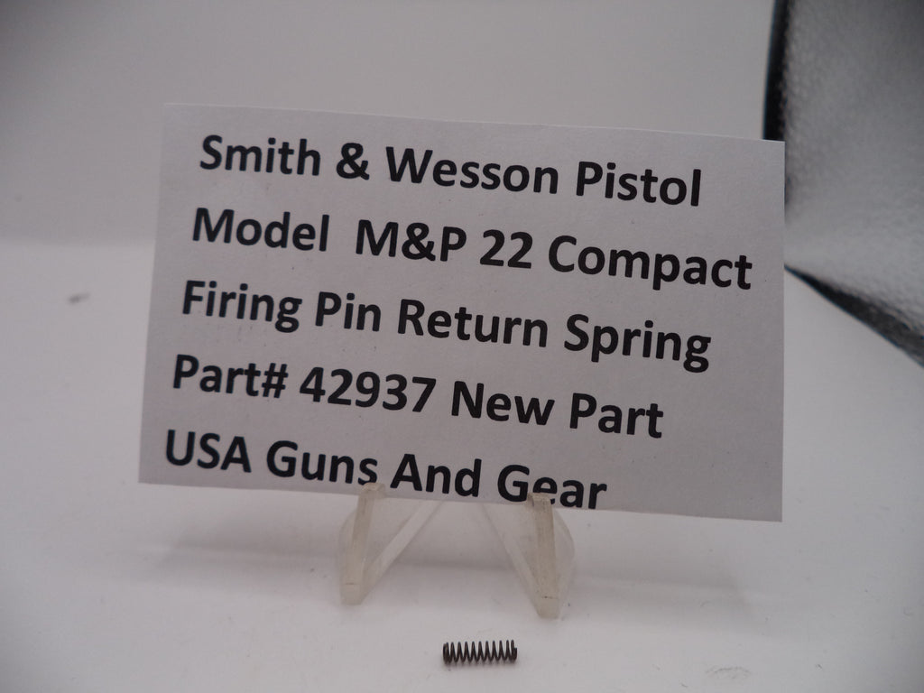 Smith & Wesson Pistol M&P 22 Compact Firing Pin Return Spring 429370000