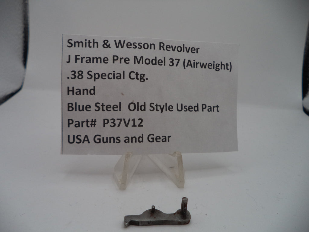 P37V12 S&W J Frame Pre Model 37 (Airweight) Hand .38 Special ctg.