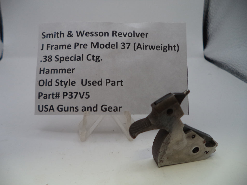 P37V5 S&W J Frame Pre Model 37 (Airweight) 240" Hammer .38 Special ctg.