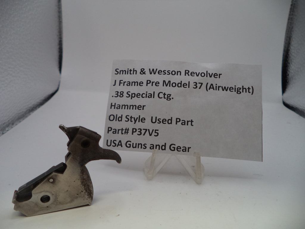 P37V5 S&W J Frame Pre Model 37 (Airweight) 240" Hammer .38 Special ctg.