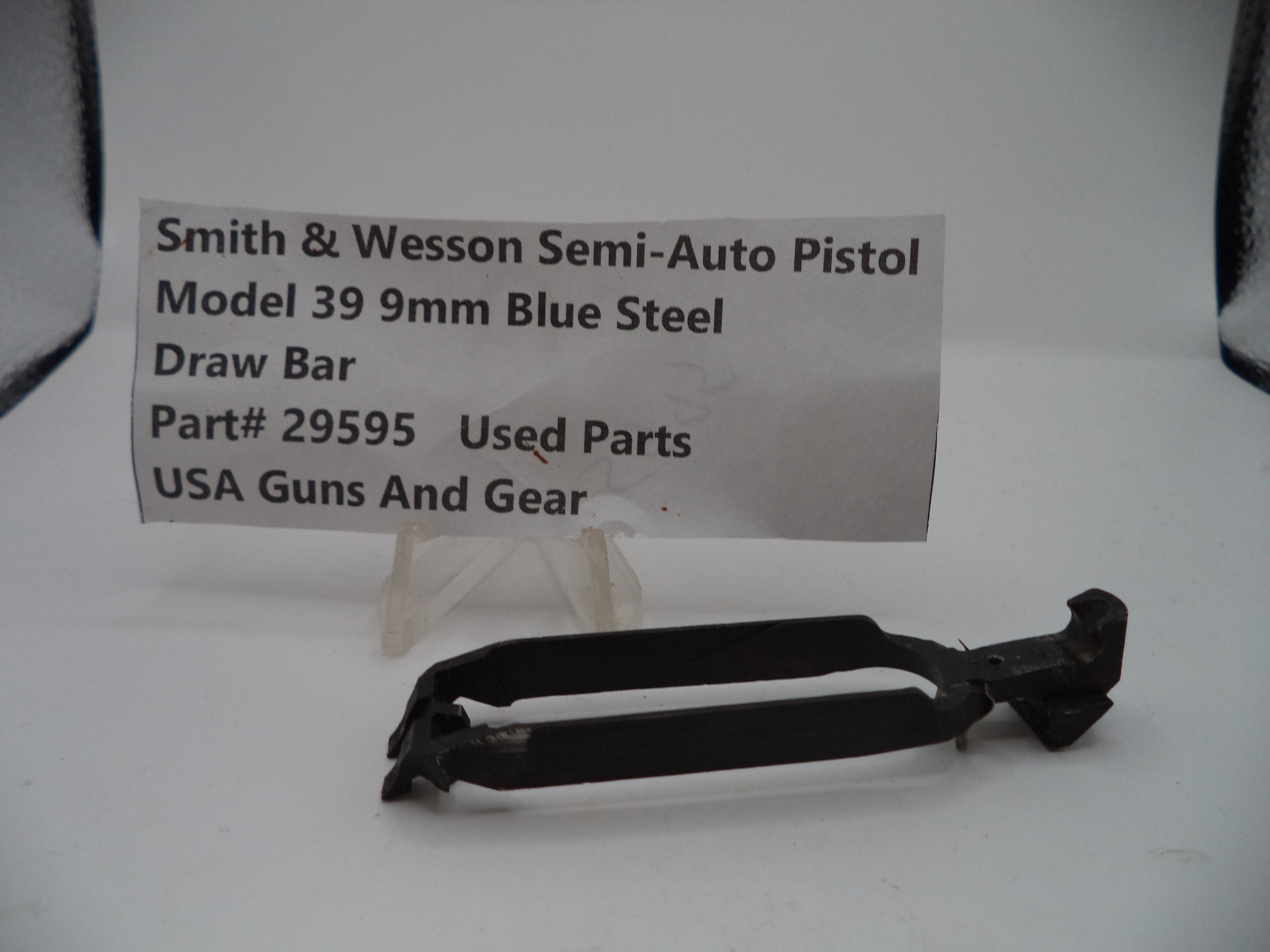 29595 Smith & Wesson Pistol Model 39 9MM Drawbar Used Part
