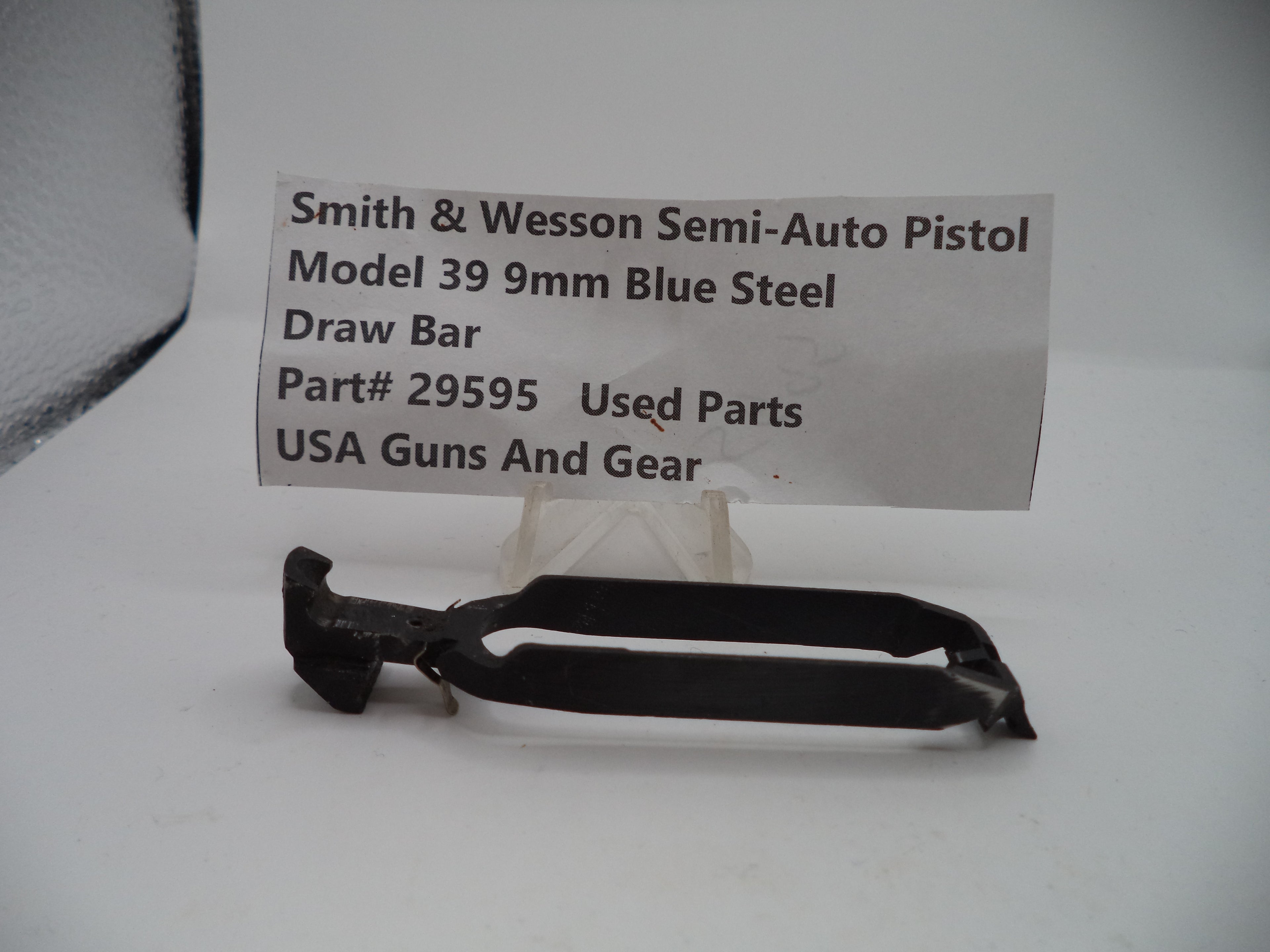 29595 Smith & Wesson Pistol Model 39 9MM Drawbar Used Part