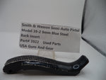 3922 Smith & Wesson Pistol Model 39-2 Back Insert Blue Steel Used