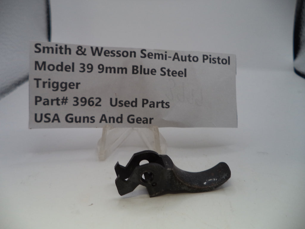 Smith & Wesson Model 39 Pistol Trigger 9mm Blue Steel Used OEM Part 3962