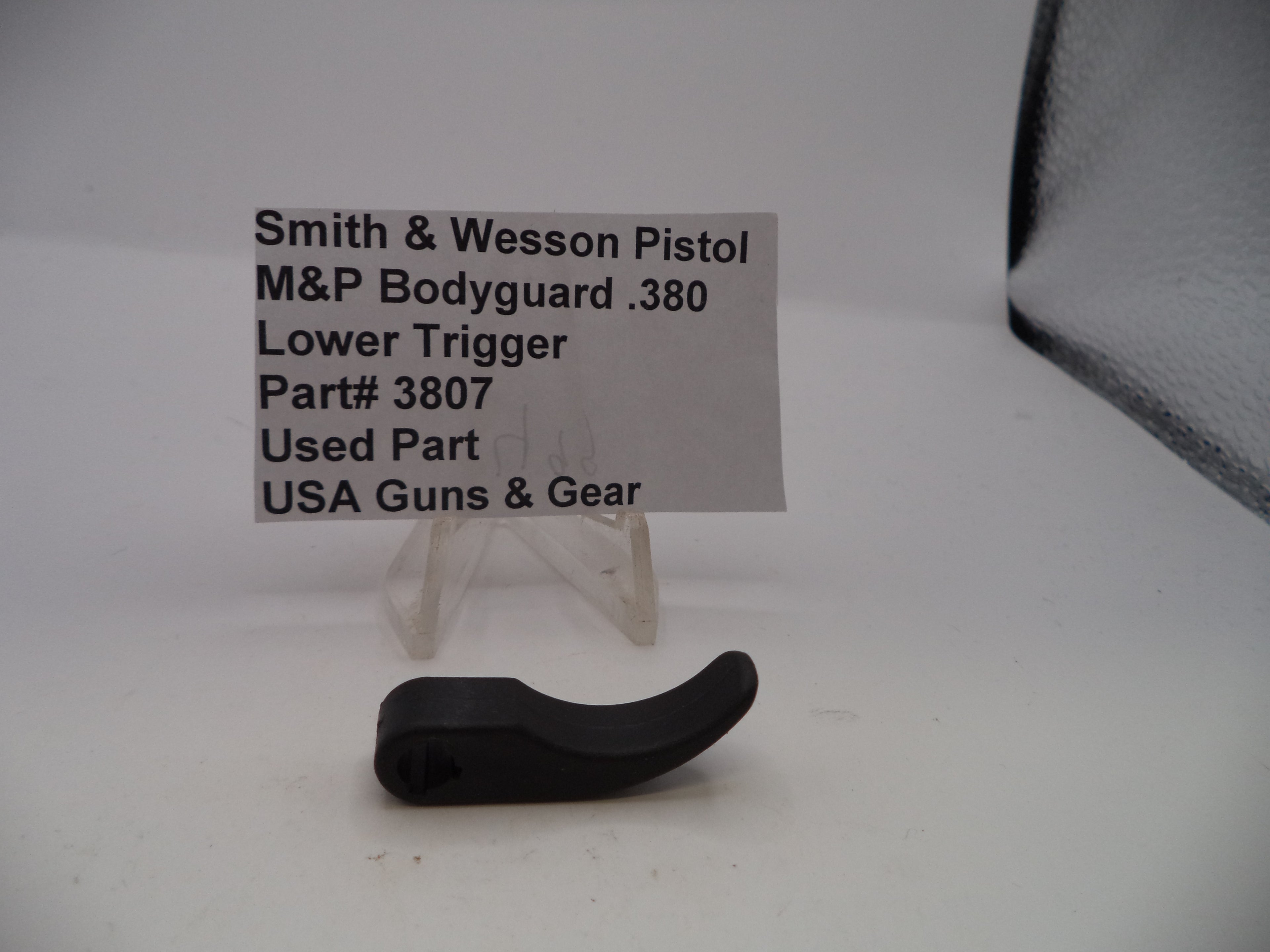 Smith & Wesson Pistol M&P Bodyguard 380 Lower Trigger Used Part 3807