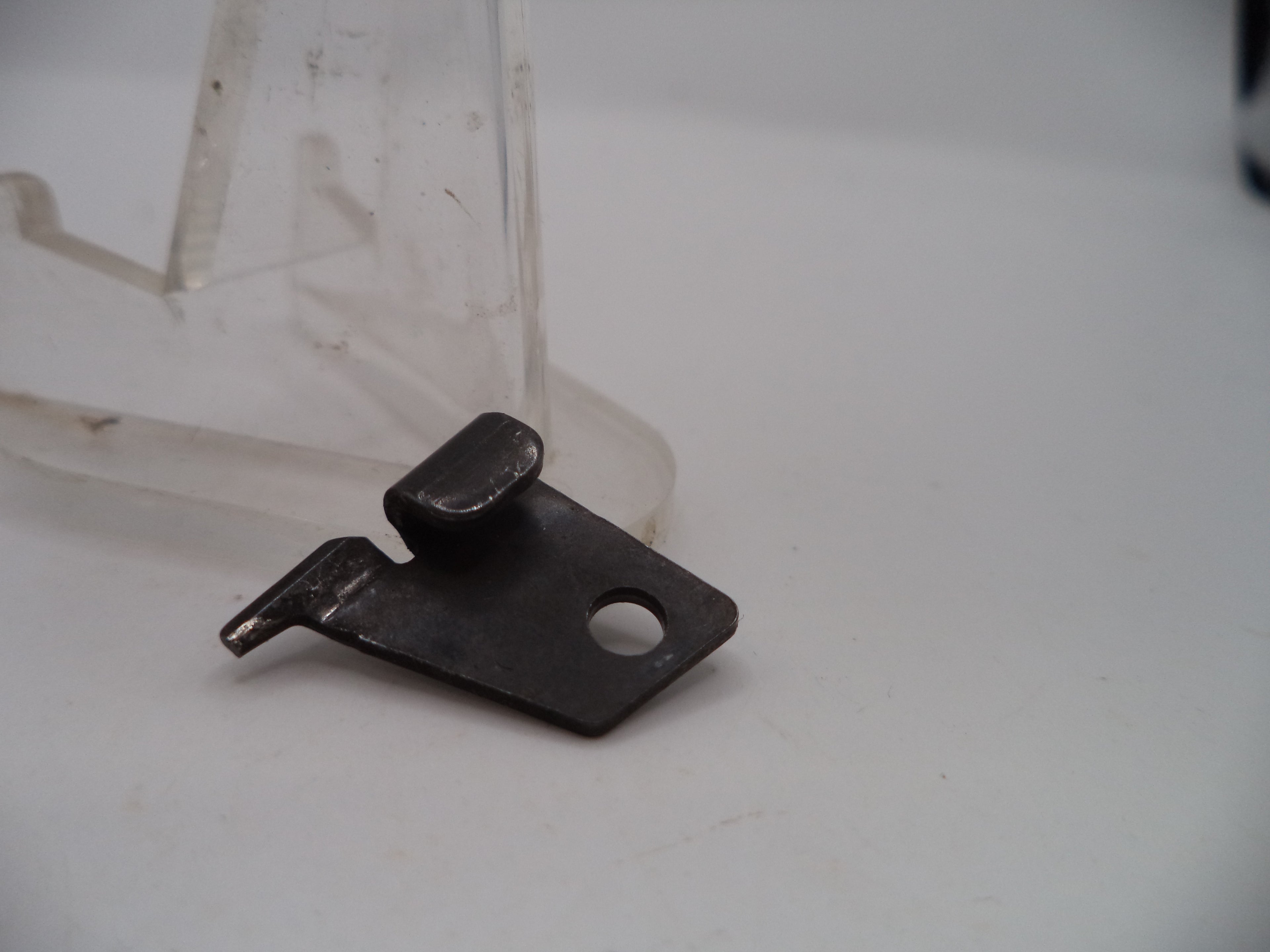 Metal bracket on a white background