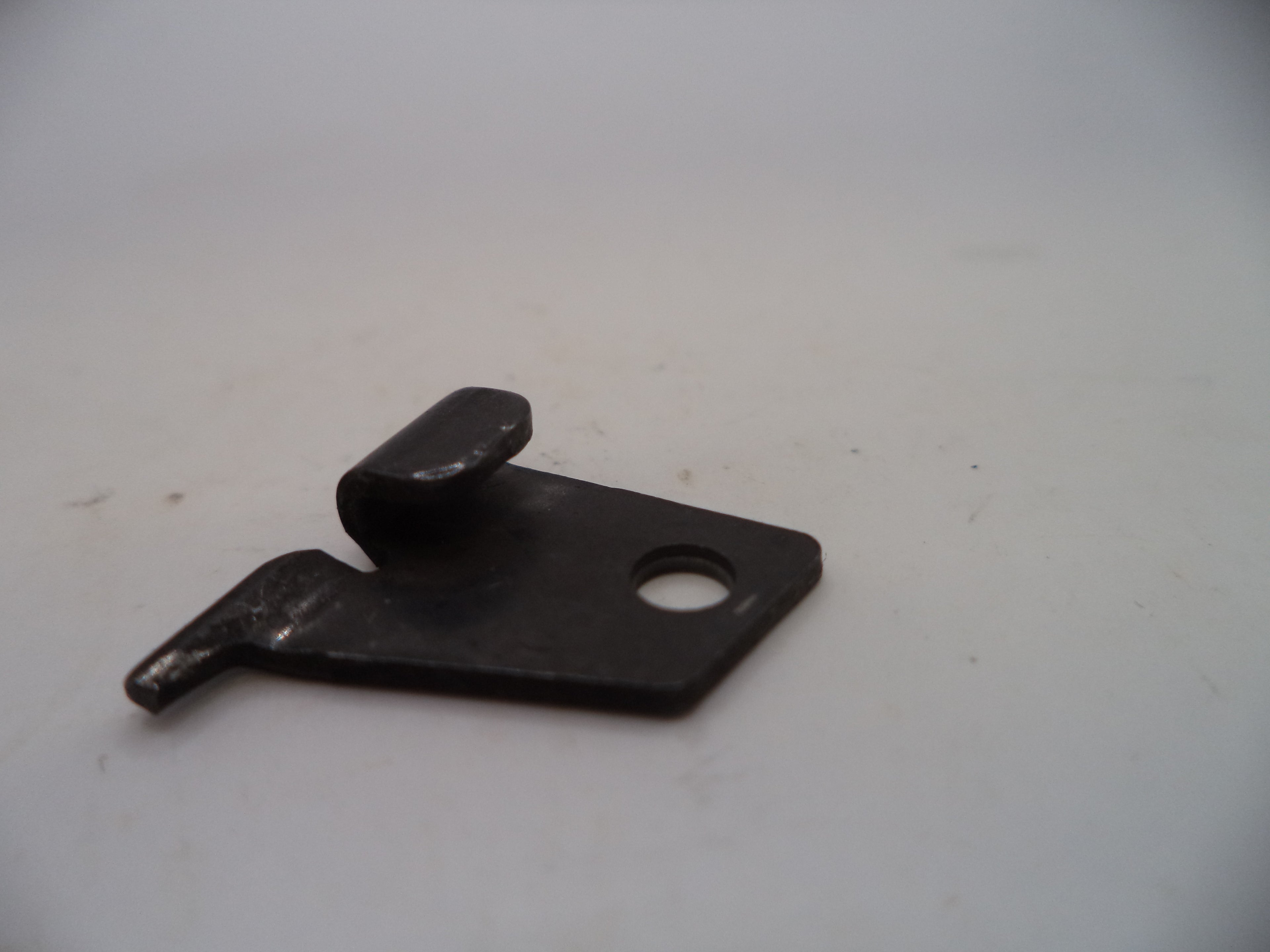 Metal latch on a white background