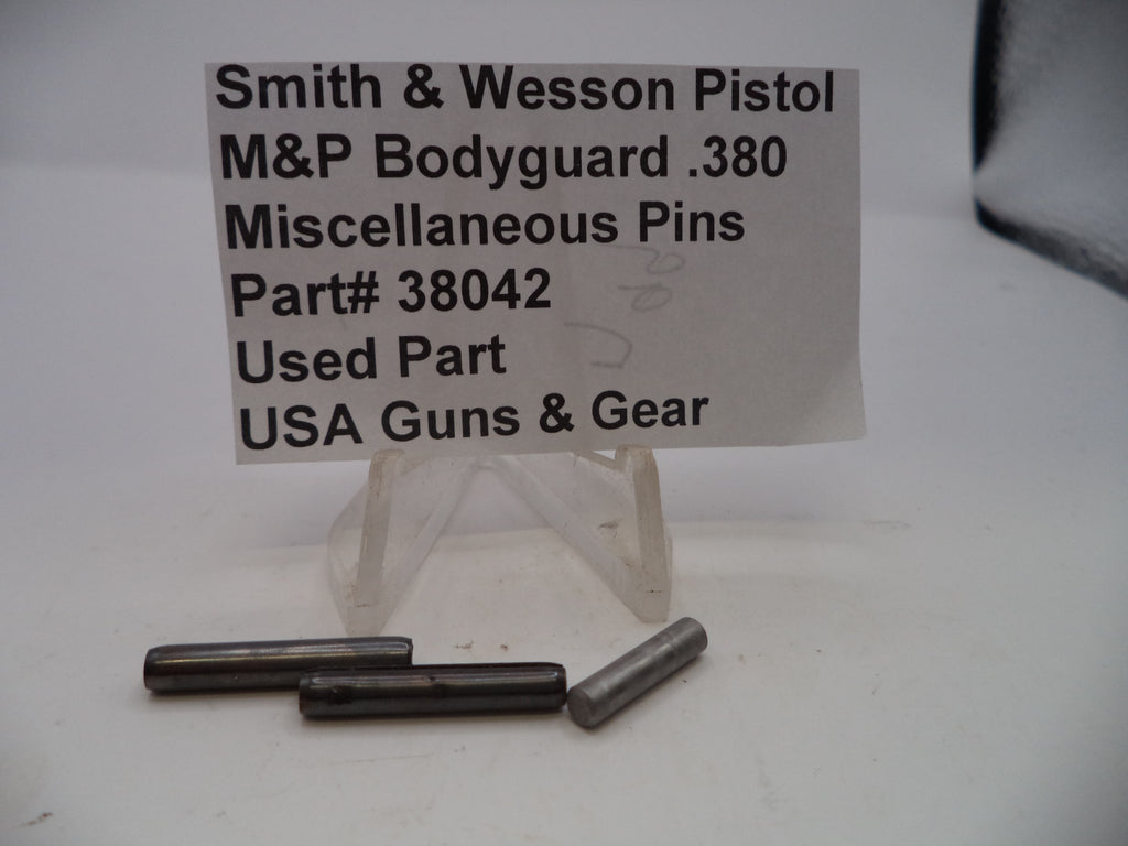 Smith & Wesson Pistol M&P Bodyguard .380 Miscellaneous Pins Used Part 38042
