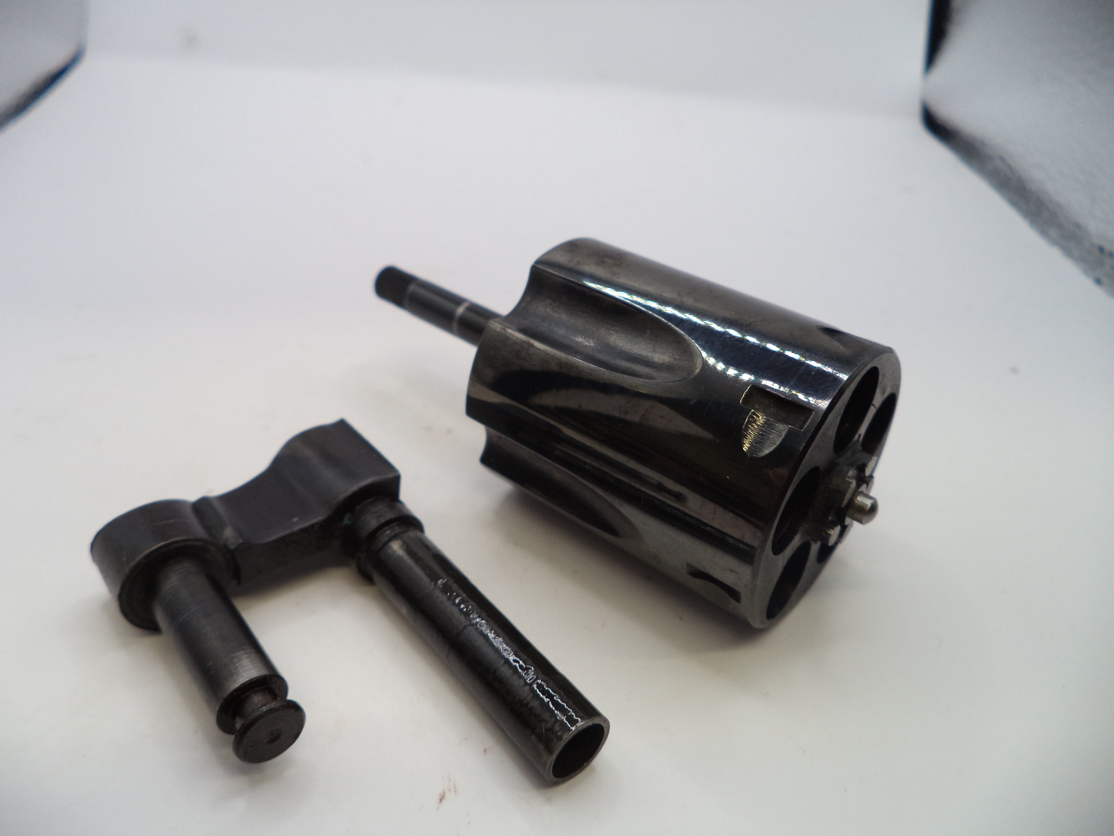 Smith & Wesson J Frame Cylinder with Yoke - Models 36/37/38/49 - 2" Barrel Blue Steel .38 Special - Used OEM Part 3661AB