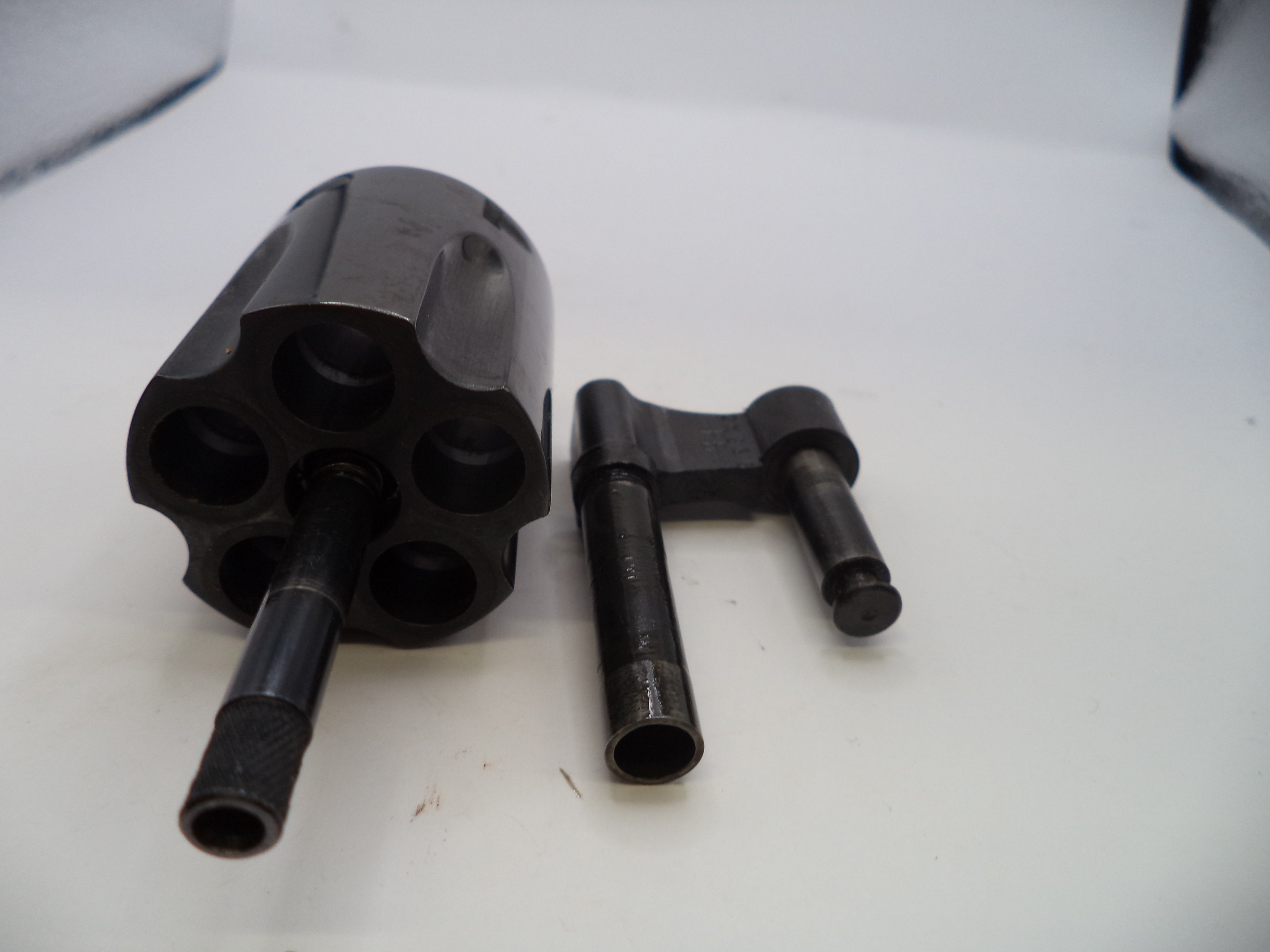 Smith & Wesson J Frame Cylinder with Yoke - Models 36/37/38/49 - 2" Barrel Blue Steel .38 Special - Used OEM Part 3661AB