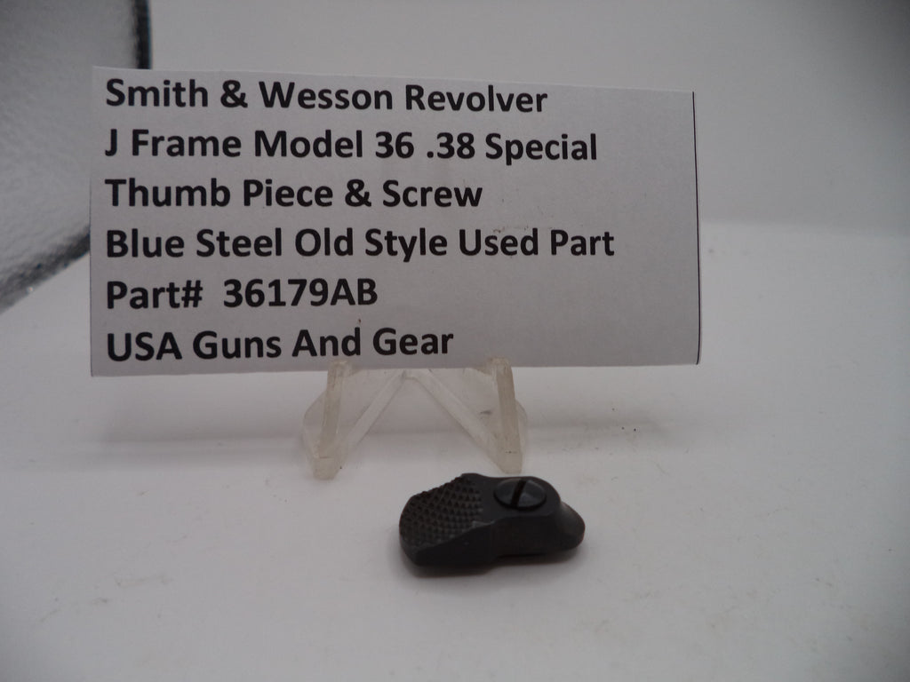 36179AB Smith & Wesson J Frame Model 36 Thumb Piece & Nut .38 Special