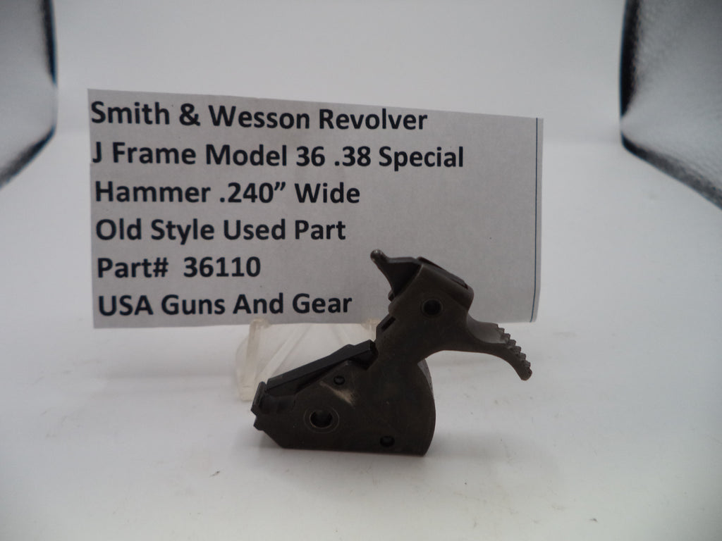 36110 Smith & Wesson J Frame Model 36 Hammer .240" Wide .38 Special