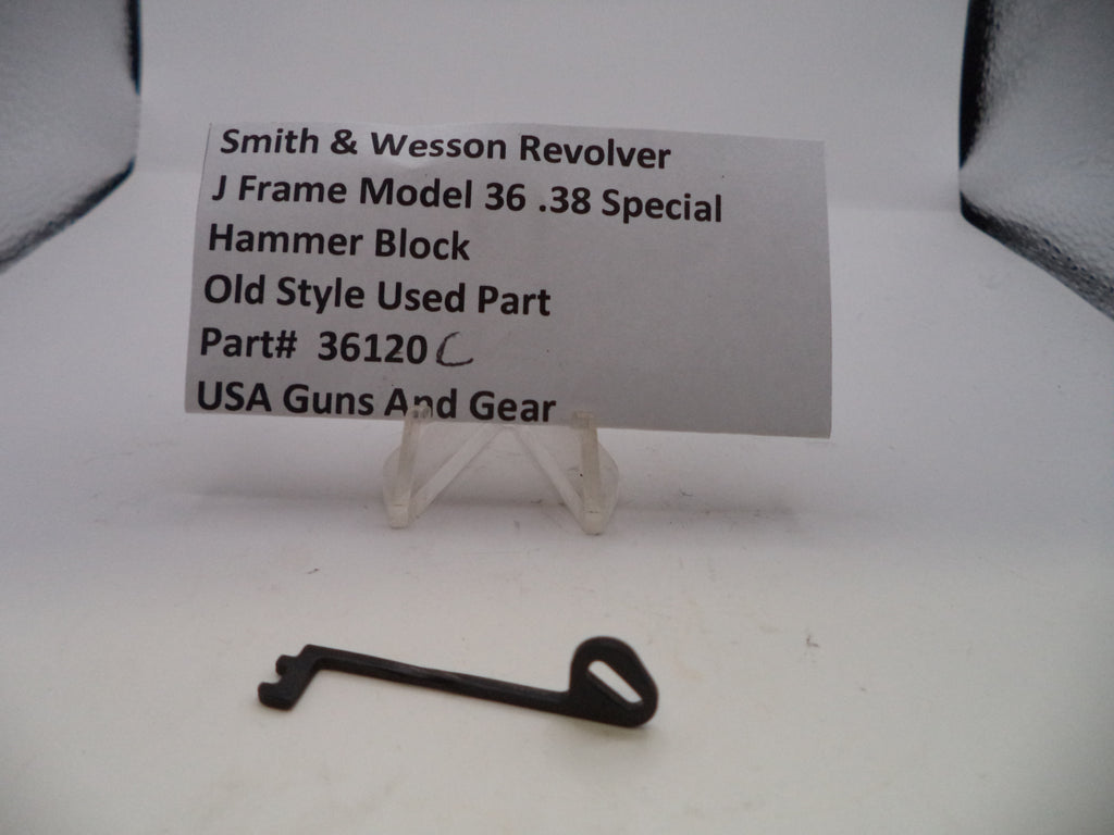 36120C Smith & Wesson J Frame Model 36 Hammer Block .38 Special