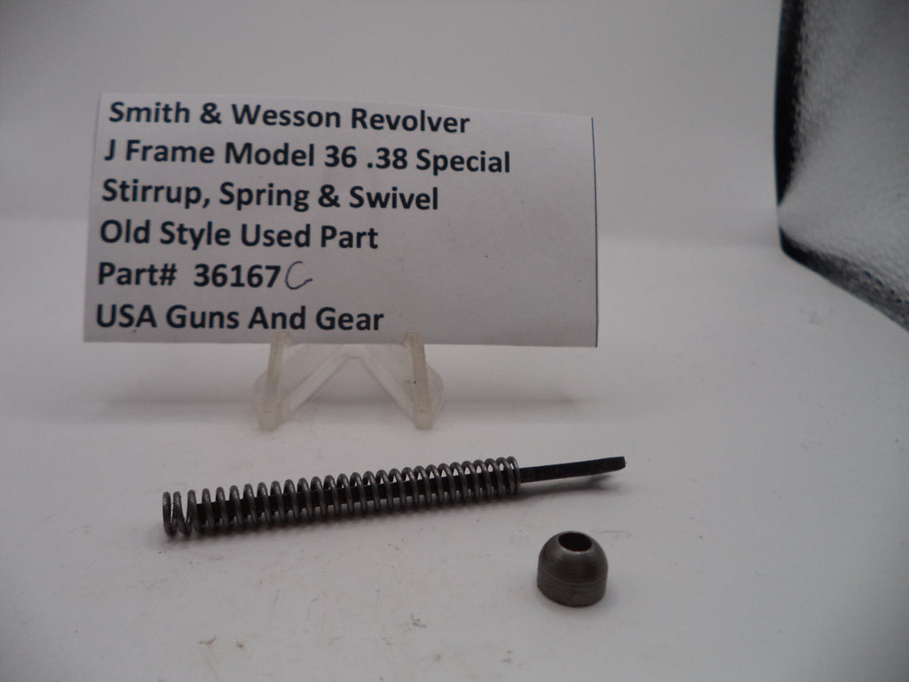 36167C Smith & Wesson J Frame Model 36 Stirrup, Spring & Swivel .38 Special