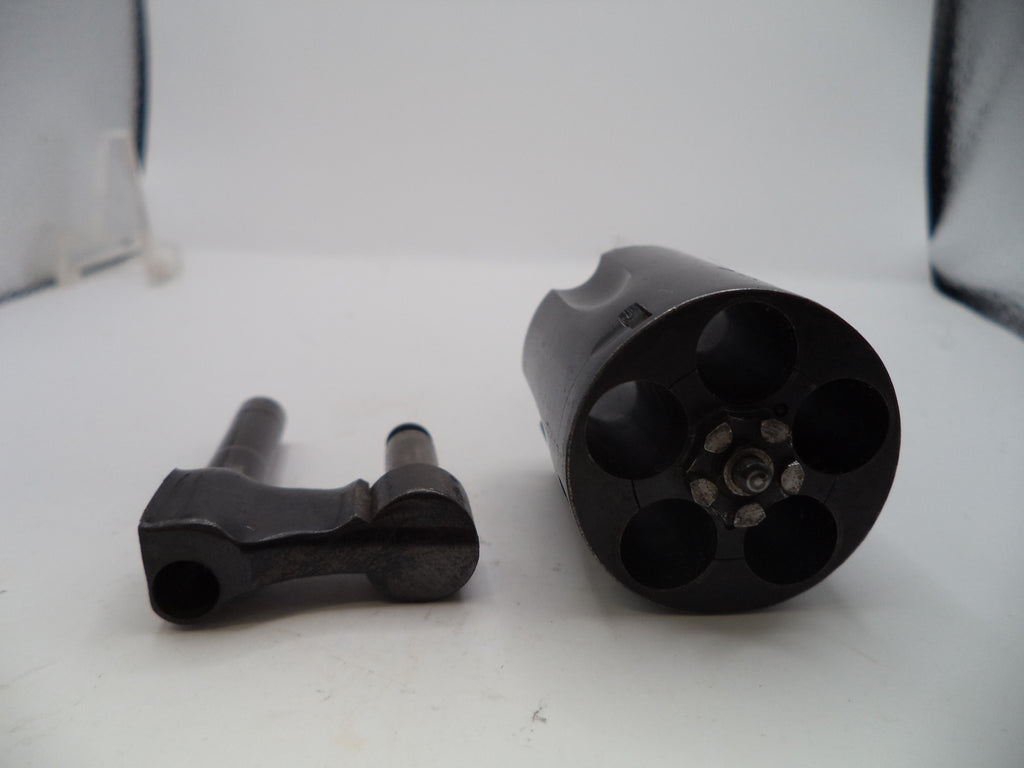 Smith & Wesson J Frame Cylinder & Yoke Assembly - Models 36/37/38/49 - 2" Barrel .38 Special - Blue Steel - Used OEM Part 3661ABC
