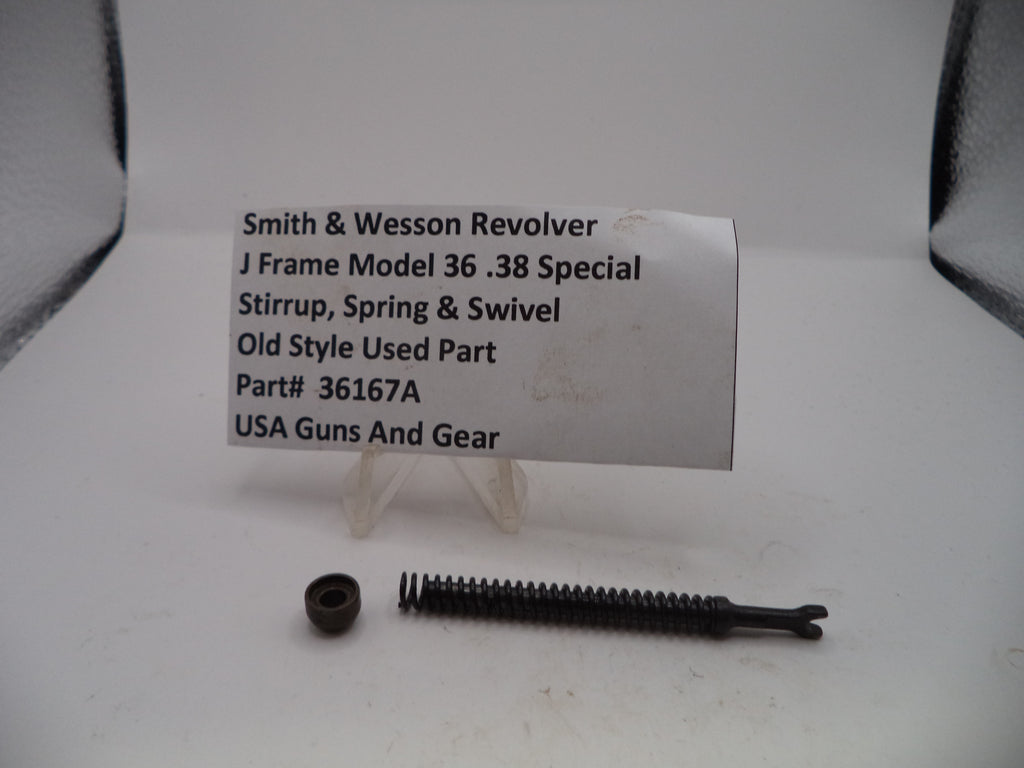 Smith & Wesson Model 36 J-Frame Stirrup Spring & Swivel Assembly - Part 36167A